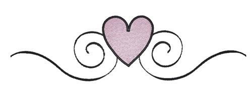 Heart Scroll Border