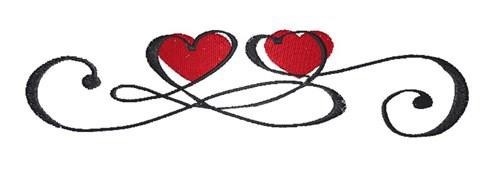 Double Heart Swirl