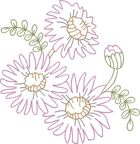 DIY Hand Embroidery Pattern PDF, Hand Embroidered Flower Garden, Colorful  Flowers, Summer Colors, Instant Download PDF, Nursery Decor 