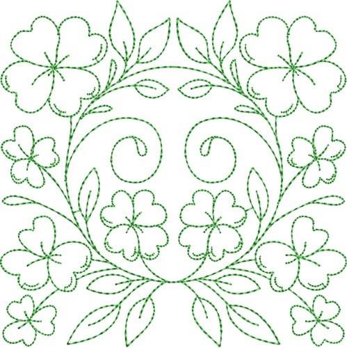 Circle of Life St. Patrick Quilt Blocks Embroidery Design