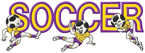 Soccer Logo  Applique
