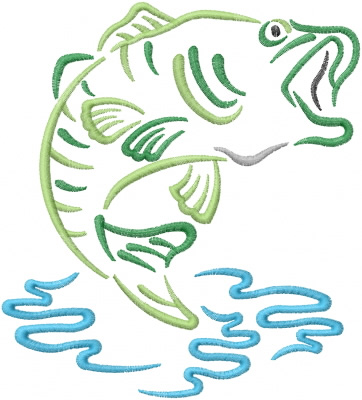 Fish outline embroidery designs machine embroidery designs at
