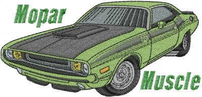 Mopar Logo Embroidery Design - Mopar Machine Embroidery Design