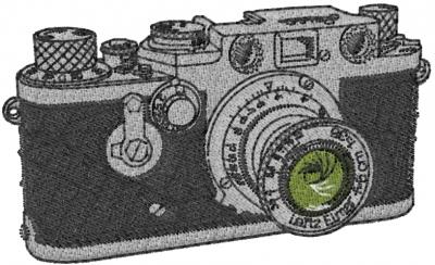 Vintage Camera Embroidery Design