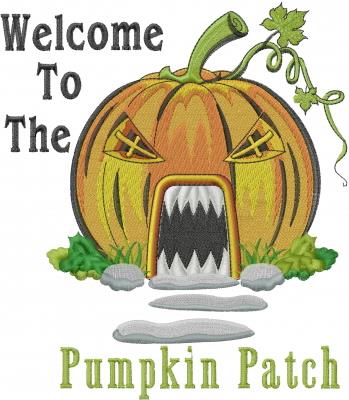 Pumpkin Potholder Covers In The Hoop Machine Embroidery - PicklePie Designs