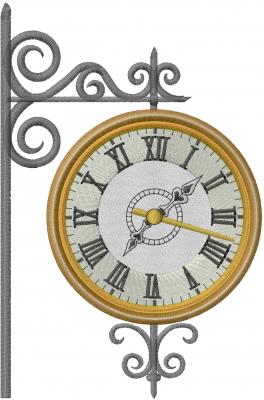 Antique Stuff Clock Embroidery Design – Daily Embroidery