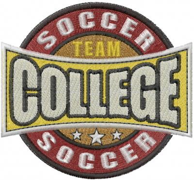college logo embroidery designs