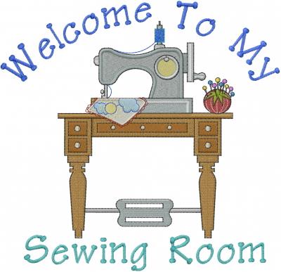 Welcome Embroidery Design