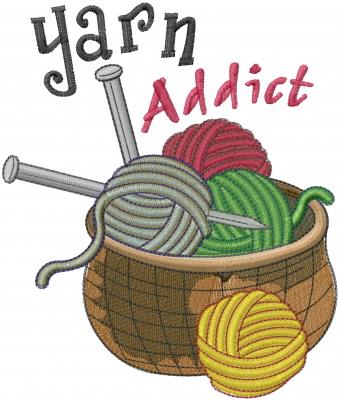 Stay Away From My Yarn Scissors - Crochet Knit - Yarn Addict Art