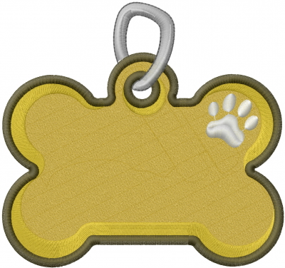 dog name tag design