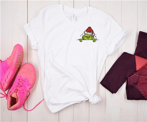 Christmas Grinch Peeking