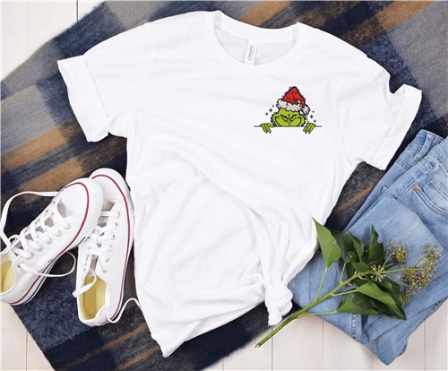 Christmas Grinch Peeking