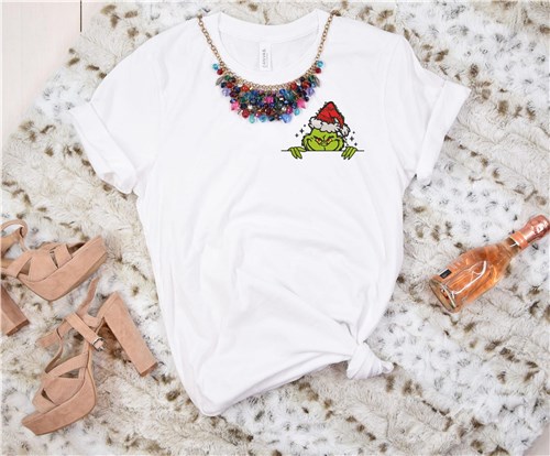 Christmas Grinch Peeking