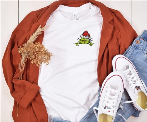 Christmas Grinch Peeking