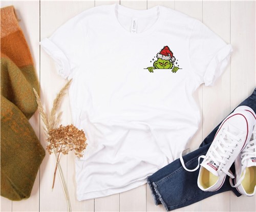 Christmas Grinch Peeking