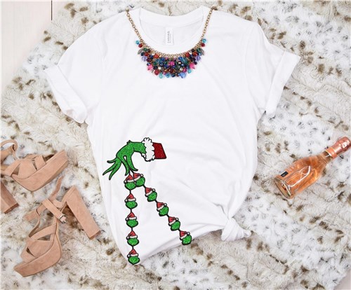 Holiday Grinch Seam Embellishment