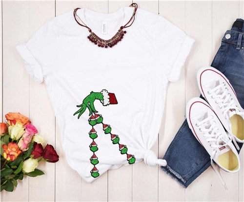 Holiday Grinch Seam Embellishment