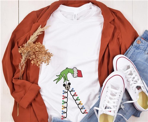 Grinch & Mickey Seam Embellishment
