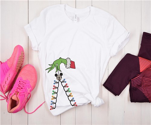 Grinch & Mickey Seam Embellishment