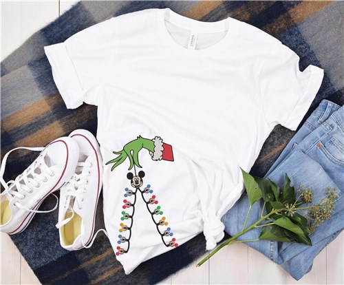 Grinch & Mickey Seam Embellishment