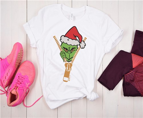 Zipper Peaking Grinch