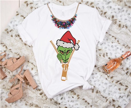 Zipper Peaking Grinch