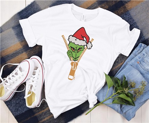 Zipper Peaking Grinch
