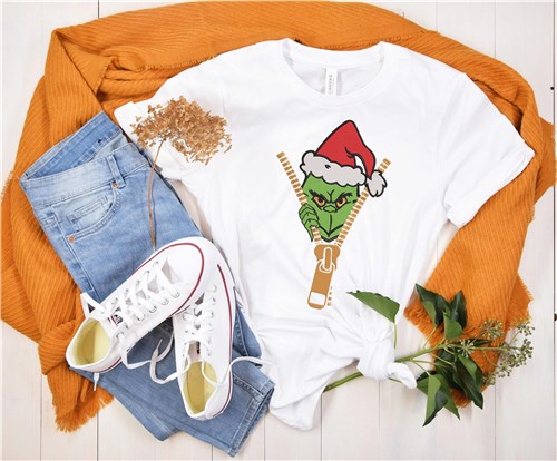 Zipper Peaking Grinch