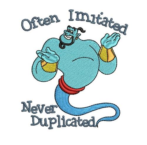 Aladdin Genie X Stitch Graphic Disney Svg Digital File