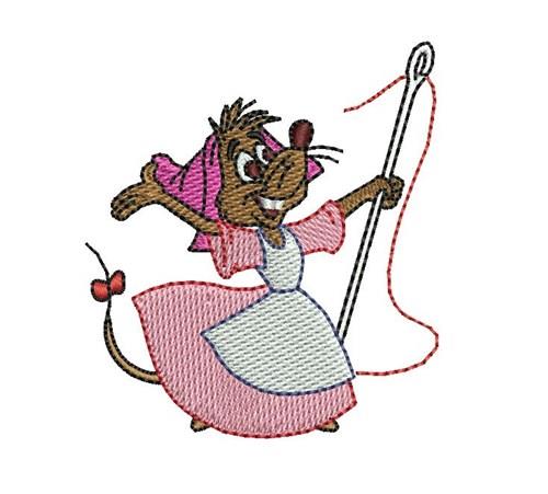 disney cinderella sewing mice