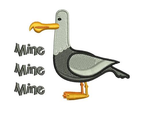 Mine Mine Mine Embroidery Design