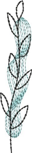 Abstract Leaf Border