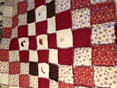 ITH Country Santa 1 Quilt Blk