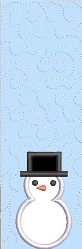 ITH Christmas Snowman Quilt Block