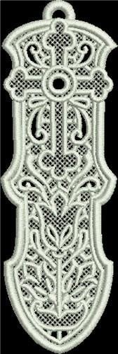 FSL Elegant Cross Bookmark