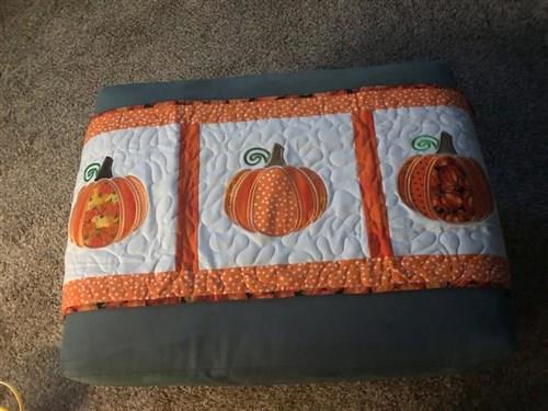 ITH Perfect Pumpkin Applique Quilt Block