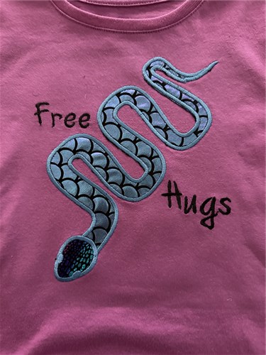 Large Snake Applique