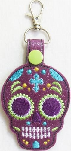 ITH Sugar Skull Key Fob 3