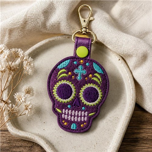 ITH Sugar Skull Key Fob 3