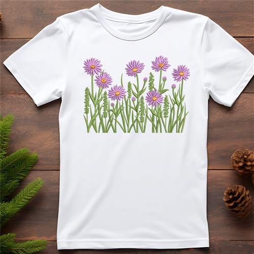 Lavender Flower Border