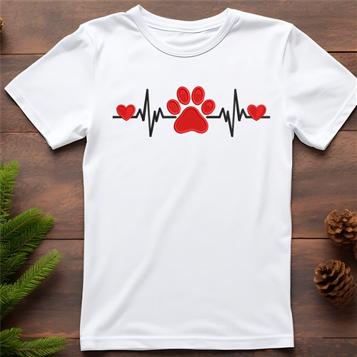 Paw Print Heartbeat