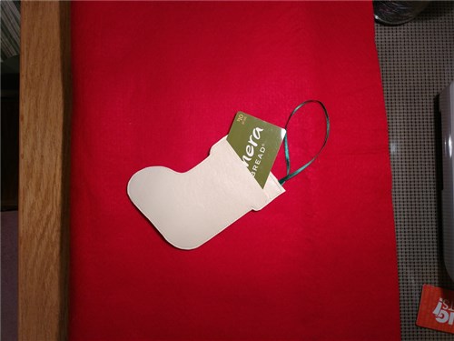 ITH Christmas Stocking Gift Card Holder