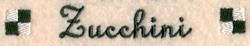 Zucchini Label