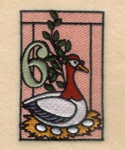 Sixth Day Of Christmas Embroidery Kit - Goose