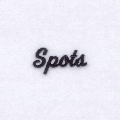 Spots Cursive Spots Cursive