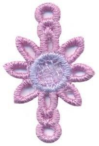 Double Loop Earring Flower