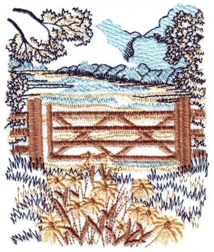 Hand Embroidery PDF Pattern - Meadow in Happy Day