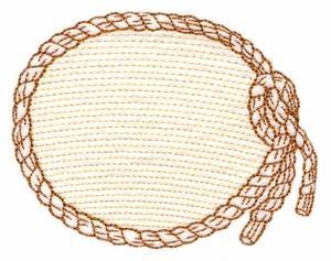 Lasso Rope Embroidery Design