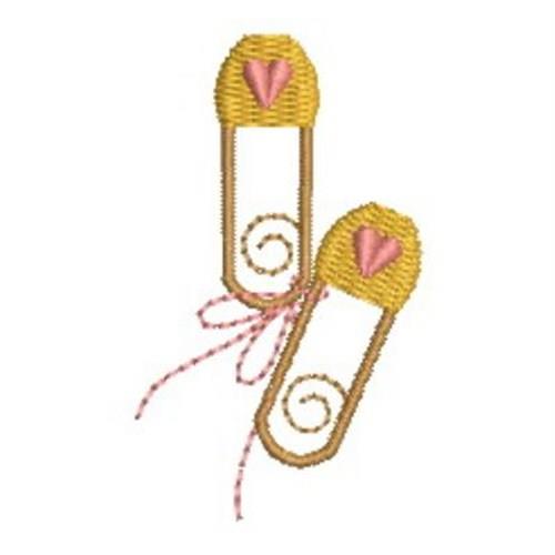 Baby Pins Embroidery Design