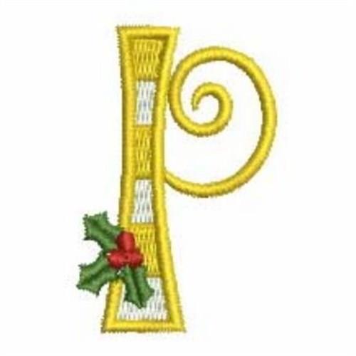 Kiddie Alphabet P Embroidery Design